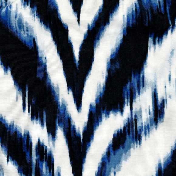 NWT - LA BLANCA Reversible Animal Instincts Shirred Swim Bottoms Blue - Size 16 - Picture 12 of 16